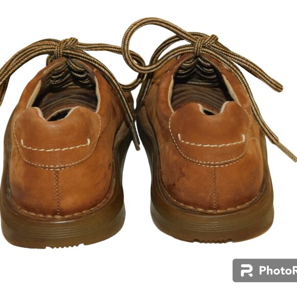Dr. Marten's 8A58 Oxford Lace-Up Shoes Brown Distressed Leather Size 5 Vintage - Picture 4 of 8